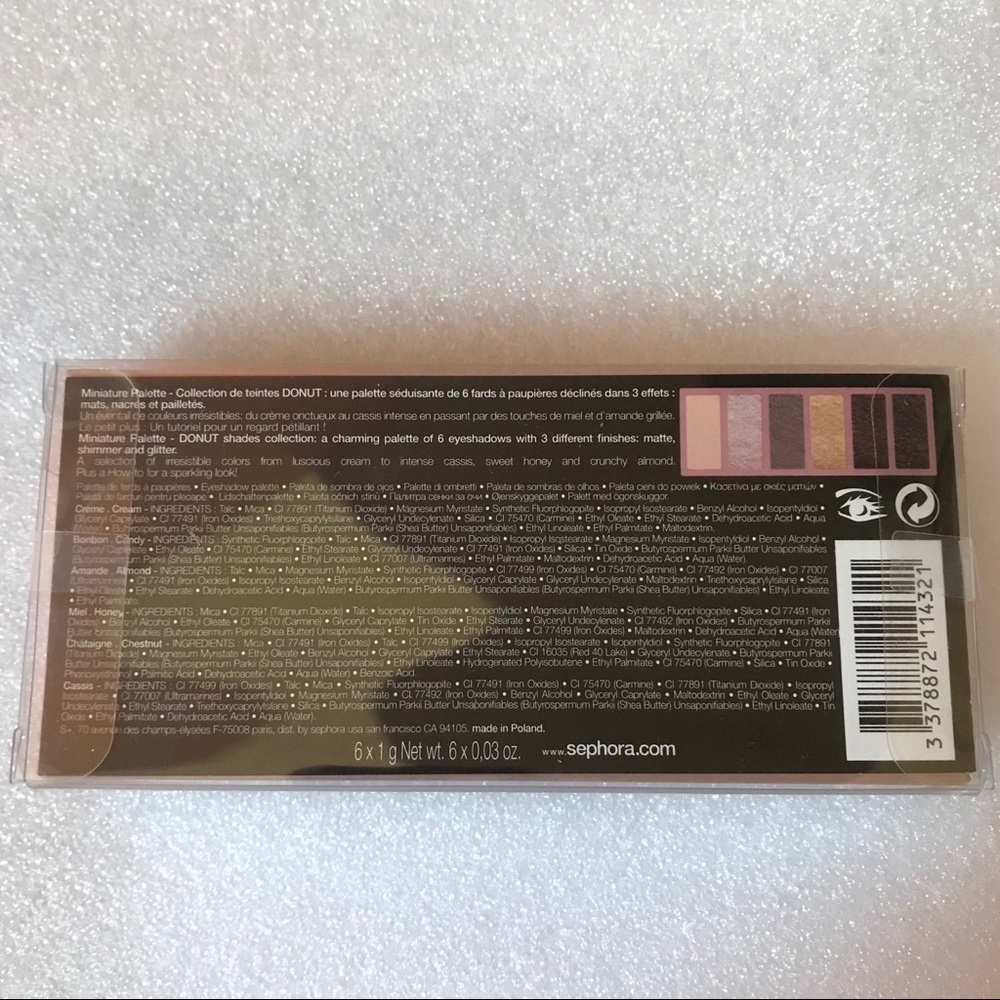 Sephora miniature eyeshadow palette - Picture 3 of 3